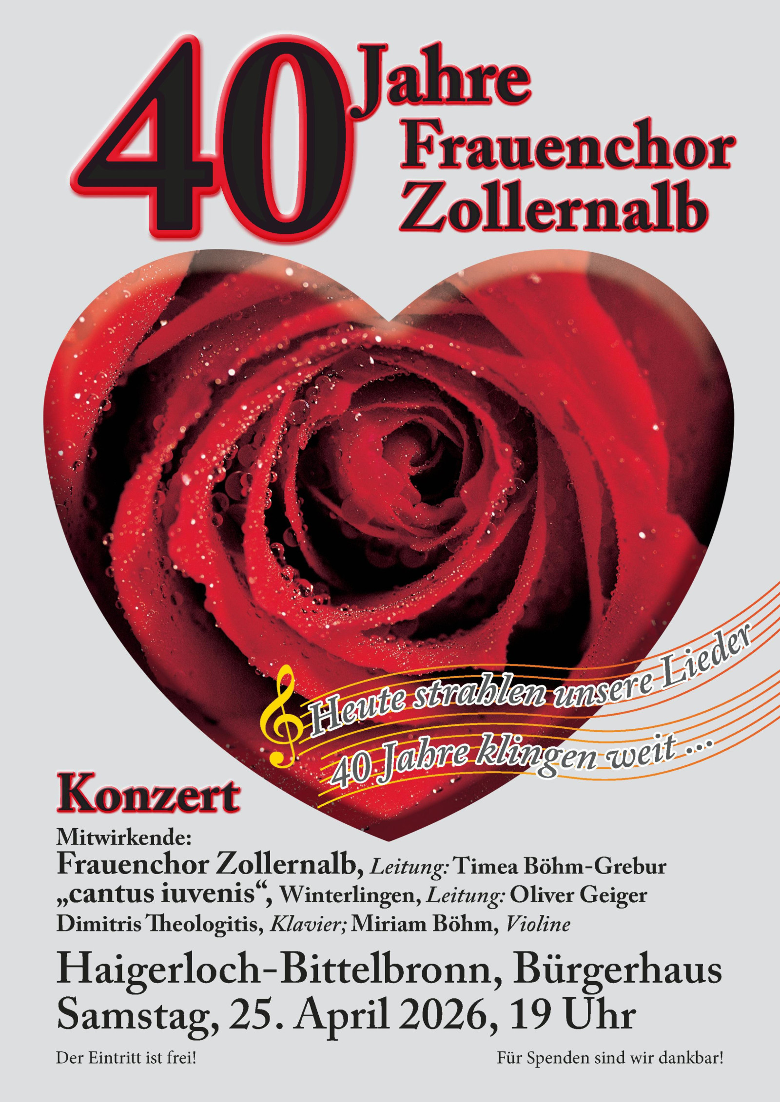 40 Jahre Frauenchor Zollernalb