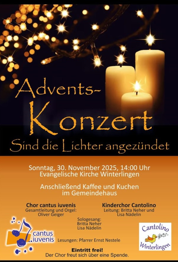 Adventskonzert 2025 - Cantus Iuvenis