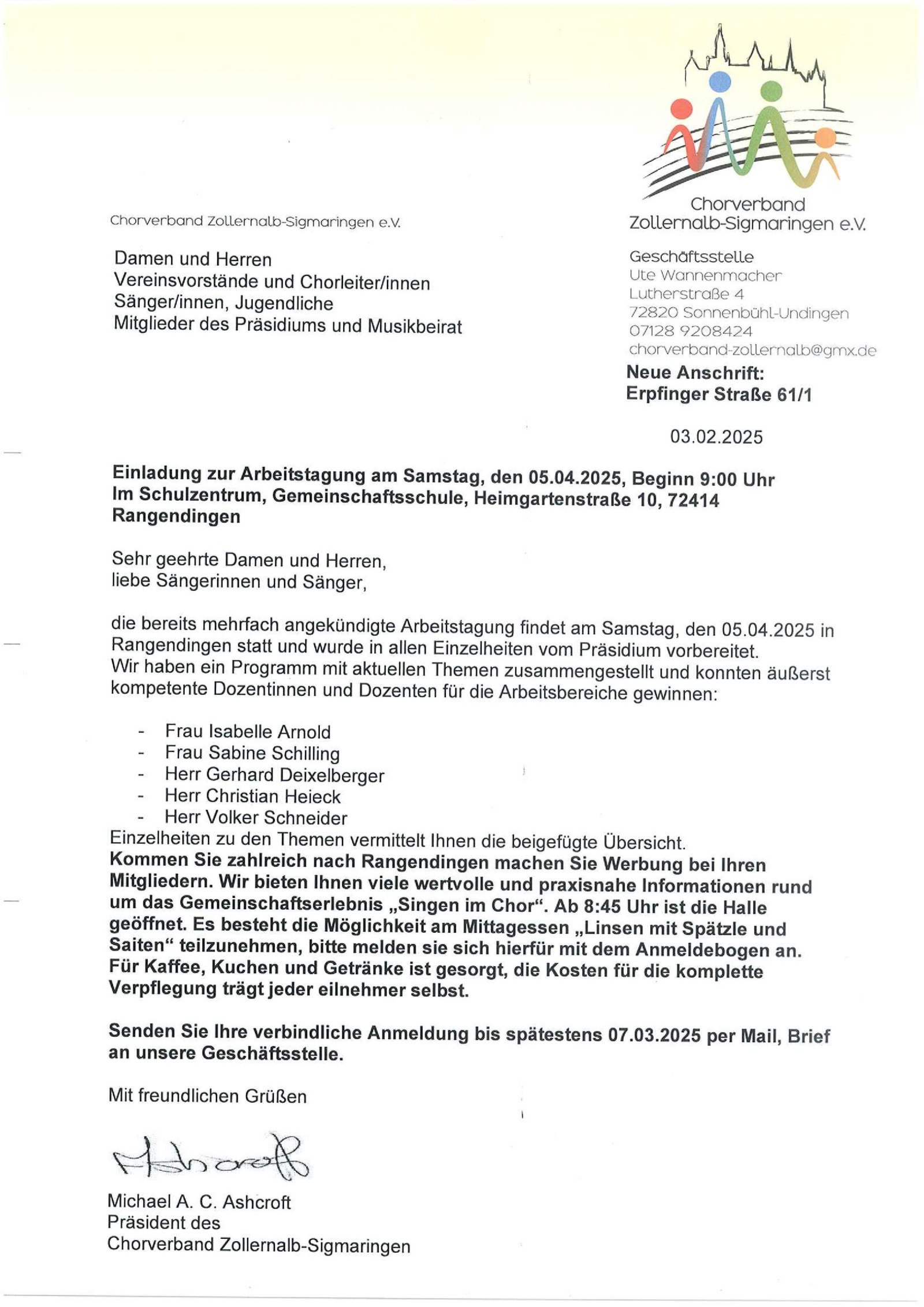 Arbeitstagung 2025