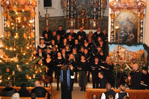 Gesangverein Roßwangen begeisterte mit Alpenländischer Weihnacht