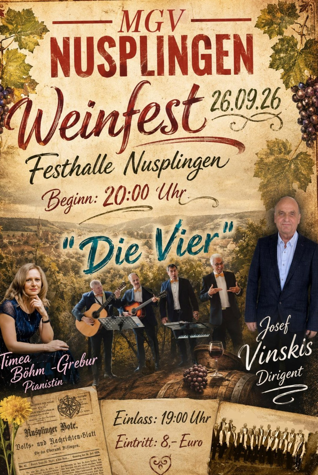 Weinfest MGV Nusplingen