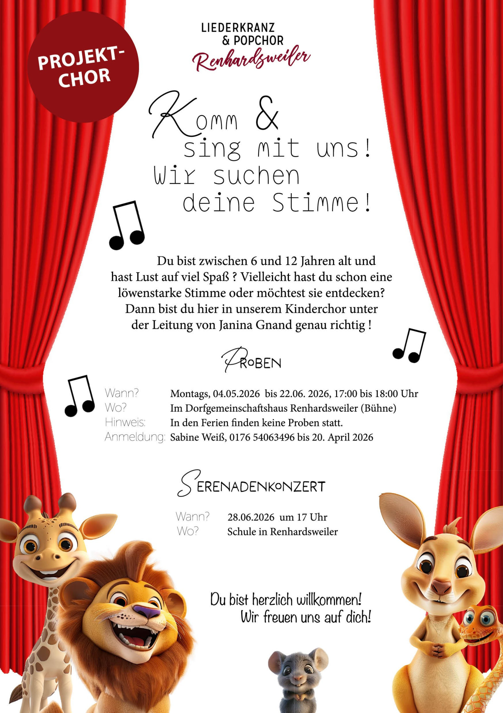 Kinder-Projektchor Renhardsweiler