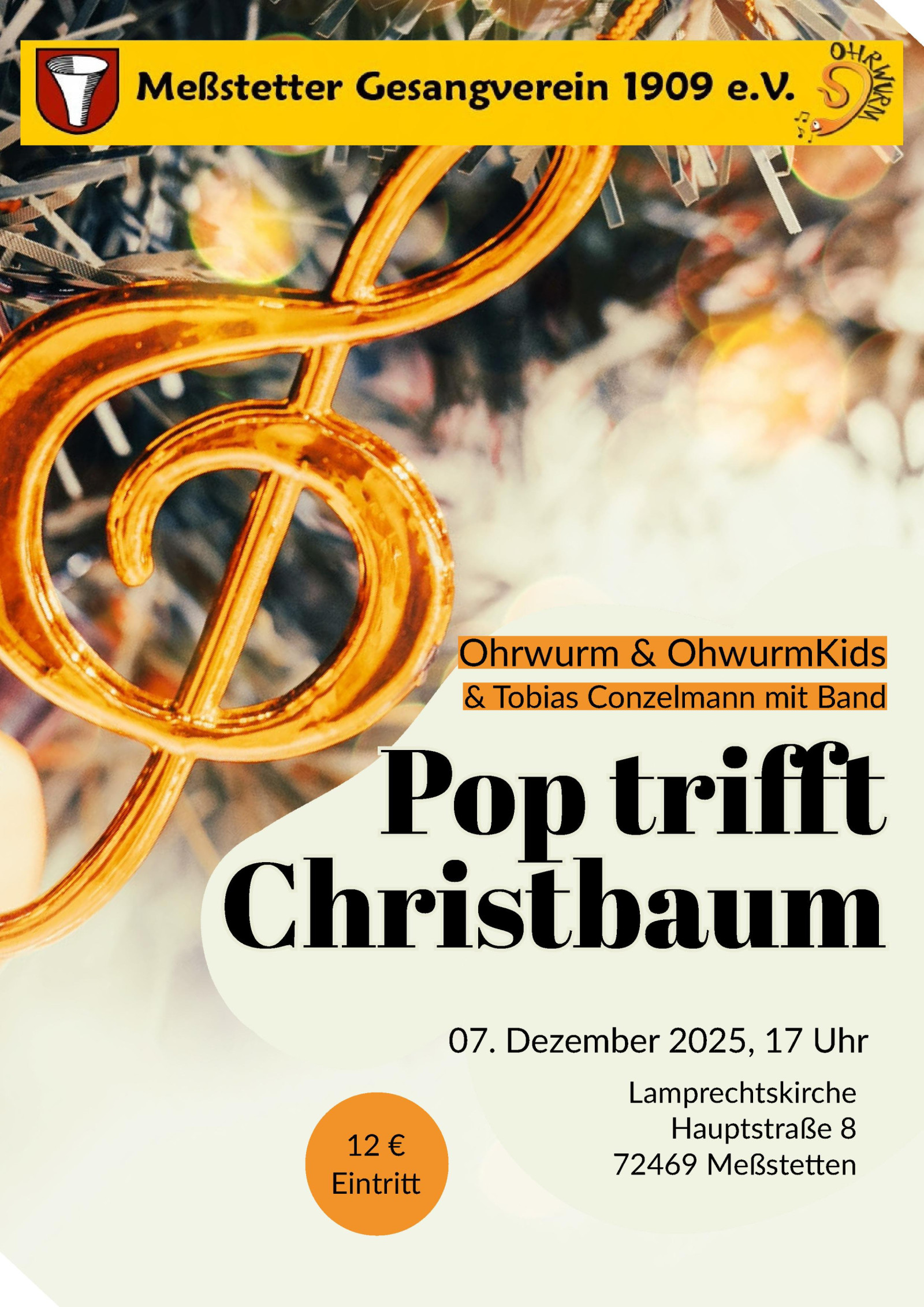 Pop trifft Christbaum - Meßstetter Gesangverein