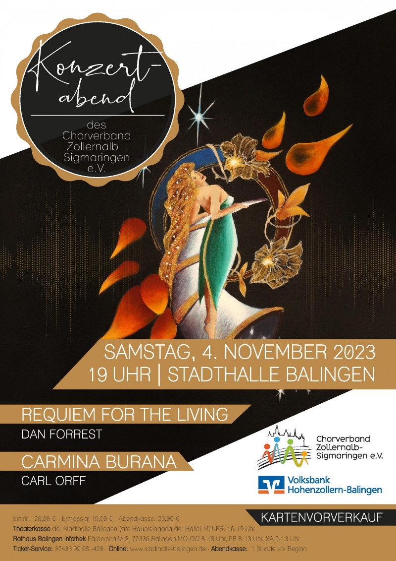 Carmina Burana und Requiem for the living  -    Ein Jahrhundertkonzert des Chorverband Zollernalb-Sigmaringen e.V.